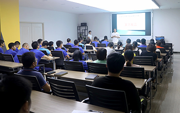 銳天科技召開7月份總結大會以及新進員工介紹